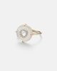 Mateo Mateo 14kt gold (585/1000) ring with diamonds and pearls - 1