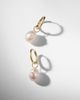 Mateo Mateo 14kt gold drop earrings with pearls and diamonds - 5