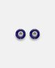 Mateo Mateo 14kt gold earrings with lapis lazuli and diamonds - 1