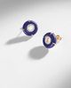 Mateo Mateo 14kt gold earrings with lapis lazuli and diamonds - 5