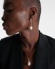 Mateo Mateo 14kt gold earrings with pearls, diamonds, and topaz - 4