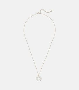 Mateo Mateo 14kt gold pendant necklace with mother-of-pearl