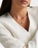 Mateo Mateo 14kt gold pendant necklace with pearl and diamond - 3