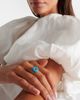 Mateo Mateo 14kt gold ring with turquoise and diamonds - 3