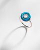 Mateo Mateo 14kt gold ring with turquoise and diamonds - 5