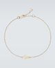 Mateo Mateo Mini Cross 14kt gold bracelet - 1