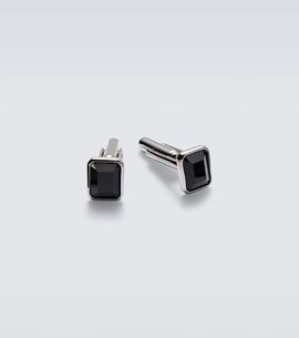 Mateo Mateo Sterling silver cufflinks with onyx