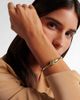 Mateo Mateo Water Droplet 14kt gold bangle with diamond - 3