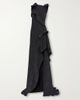 MATICEVSKI Flashpoint asymmetric ruffled Lurex gown - 1