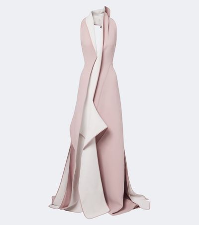Maticevski Maticevski Allude asymmetric draped jersey gown