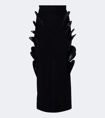 Maticevski Maticevski Arching sequined embellished pencil skirt