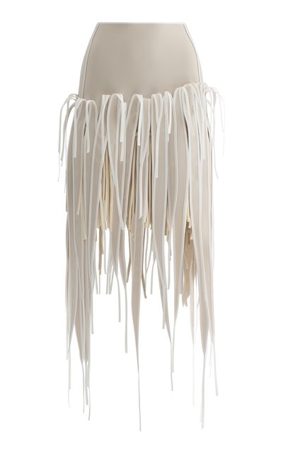 Maticevski Maticevski Blitz Fringed Midi Skirt