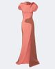 Maticevski Maticevski Cinnamon draped paneled gown - 1