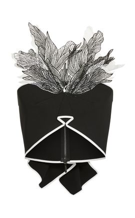 Maticevski Maticevski Eventuate LaceEmbellished Bustier Top