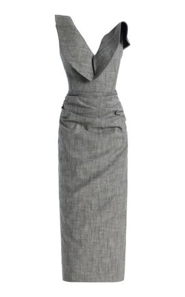 Maticevski Maticevski Exclusive Requiem Strapless Midi Dress