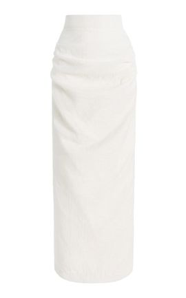 Maticevski Maticevski Exclusive Saucy Minx Crinkled Maxi Skirt