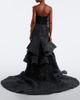 Maticevski Maticevski Friesian tiered cloqué bustier gown - 6