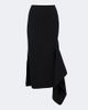 Maticevski Maticevski Gleam draped midi skirt - 1