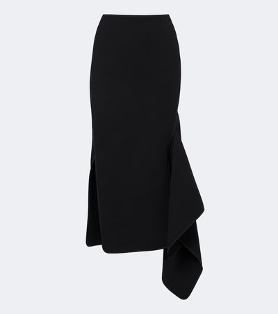 Maticevski Maticevski Gleam draped midi skirt