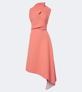 Maticevski Maticevski Lash draped asymmetric midi dress