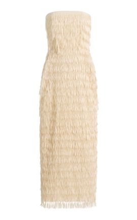 Maticevski Maticevski Marigold Fringed Maxi Dress