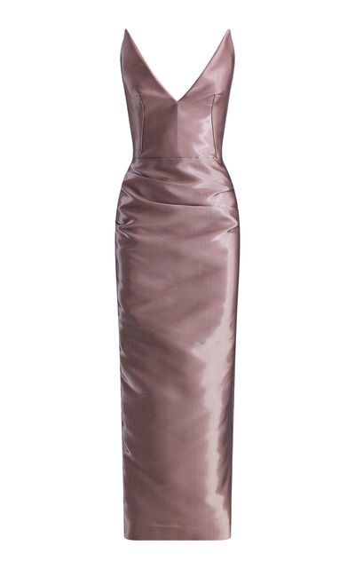 Maticevski Maticevski Saucy Minx Cotton Midi Dress