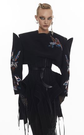 Maticevski Maticevski Showpiece Embroidered Crop Top