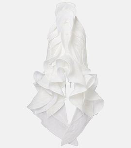 Maticevski Maticevski Ãtoile Wave ruffled top