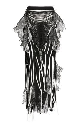 Maticevski Maticevski Yearning Fringe Maxi Skirt