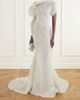 MATICEVSKI Radiance asymmetric draped chiffon-jacquard gown - 2