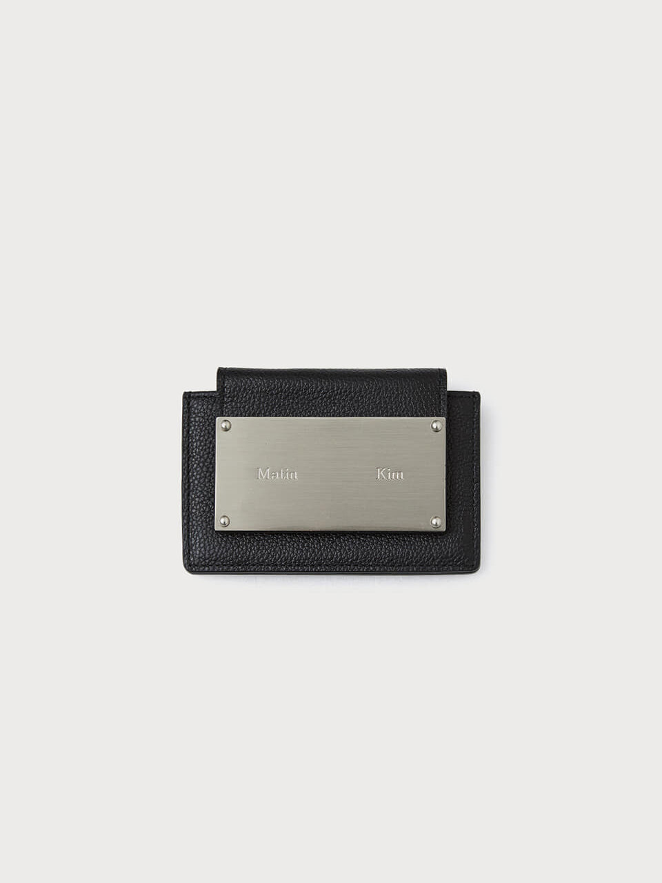 Matin Kim ACCORDION WALLET IN BLACK