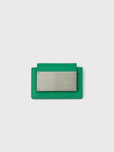 Matin Kim ACCORDION WALLET IN GREEN
