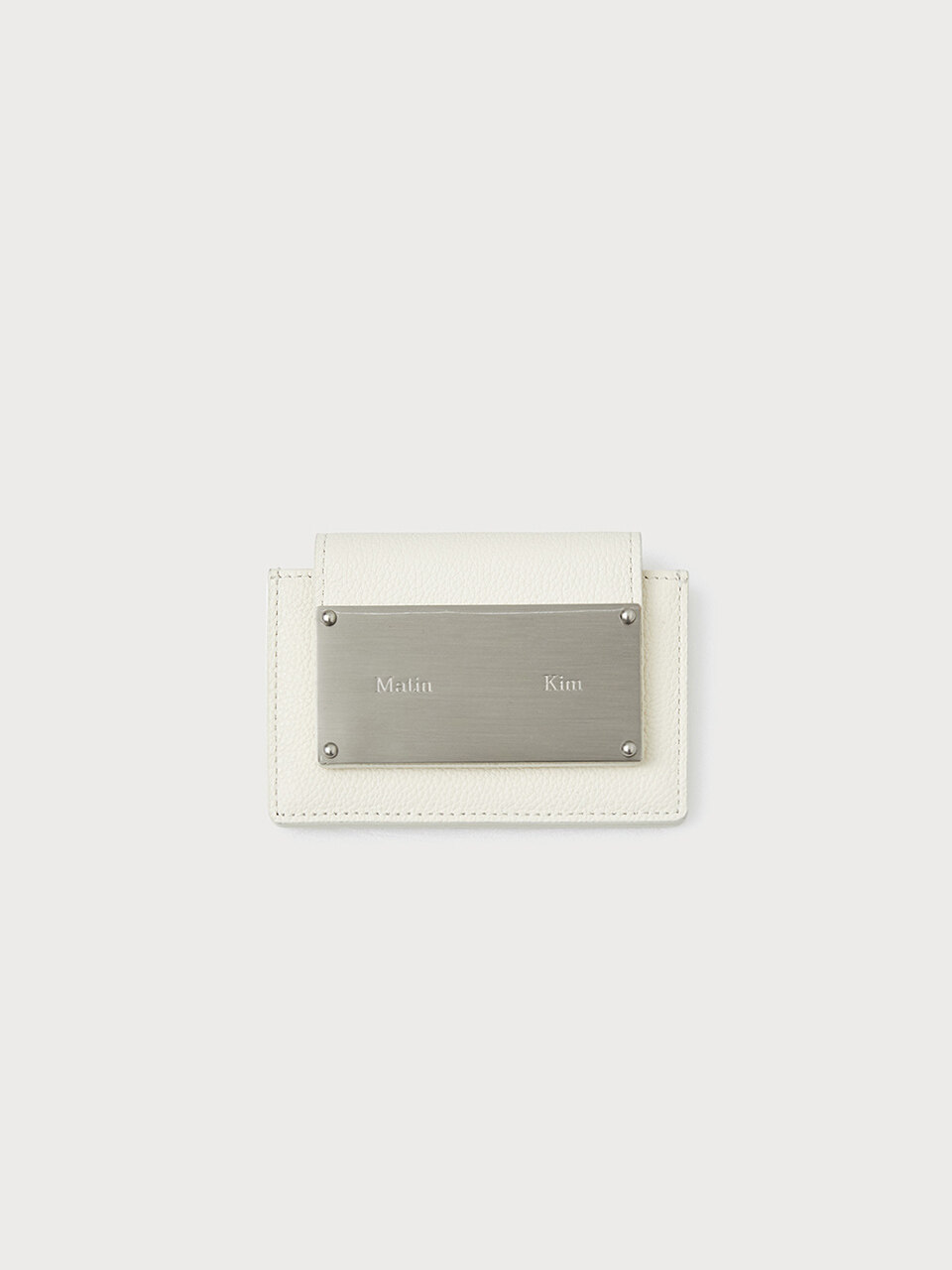 Matin Kim ACCORDION WALLET IN WHITE