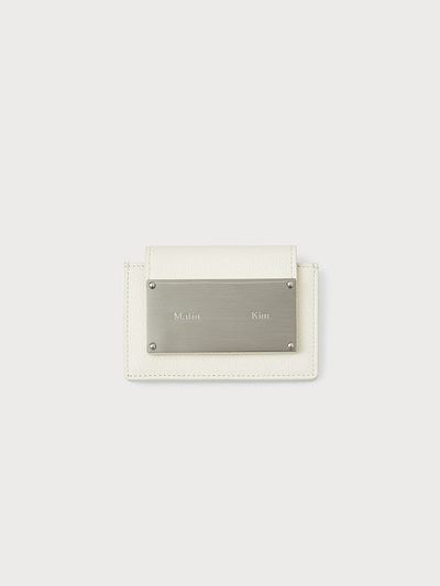 Matin Kim ACCORDION WALLET IN WHITE