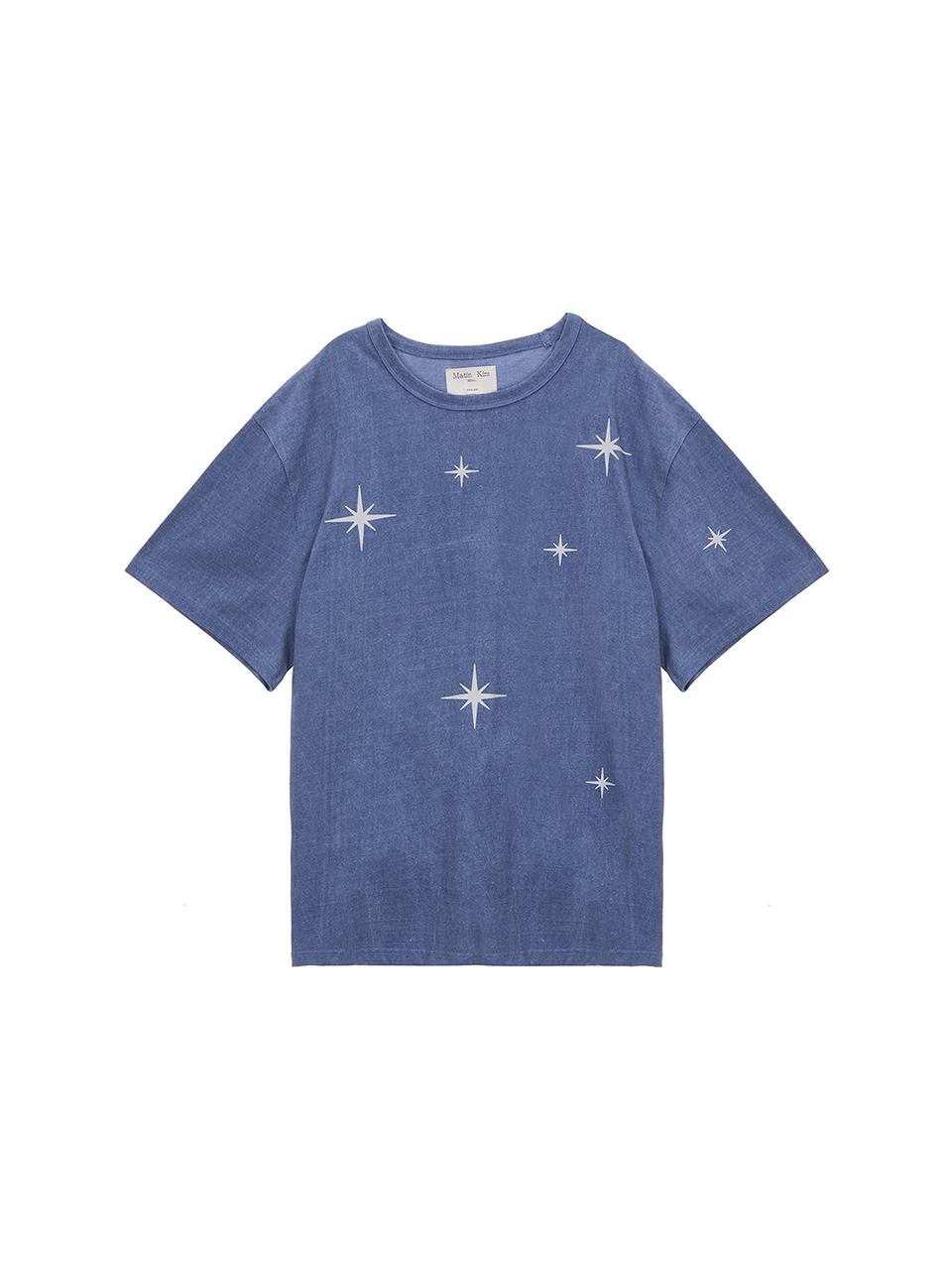 Matin Kim Angel Pigment T-Shirt_Blue