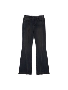 Matin Kim Brush Sting Denim Pants - Navy