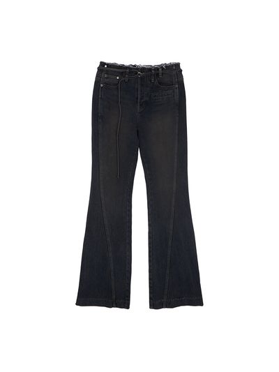 Matin Kim Brush Sting Denim Pants - Navy