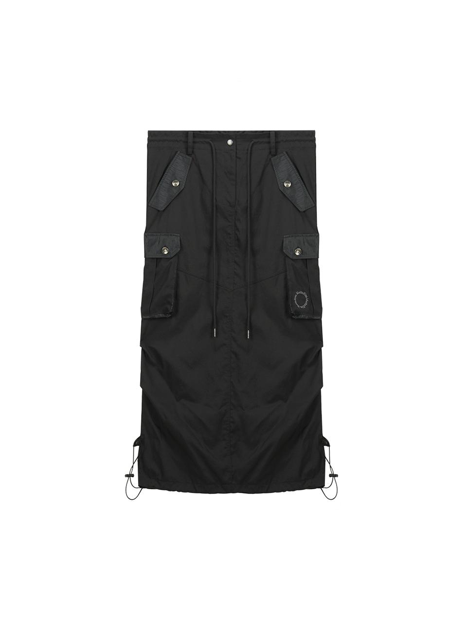 Matin Kim Cargo Maxi Skirt - Charcoal