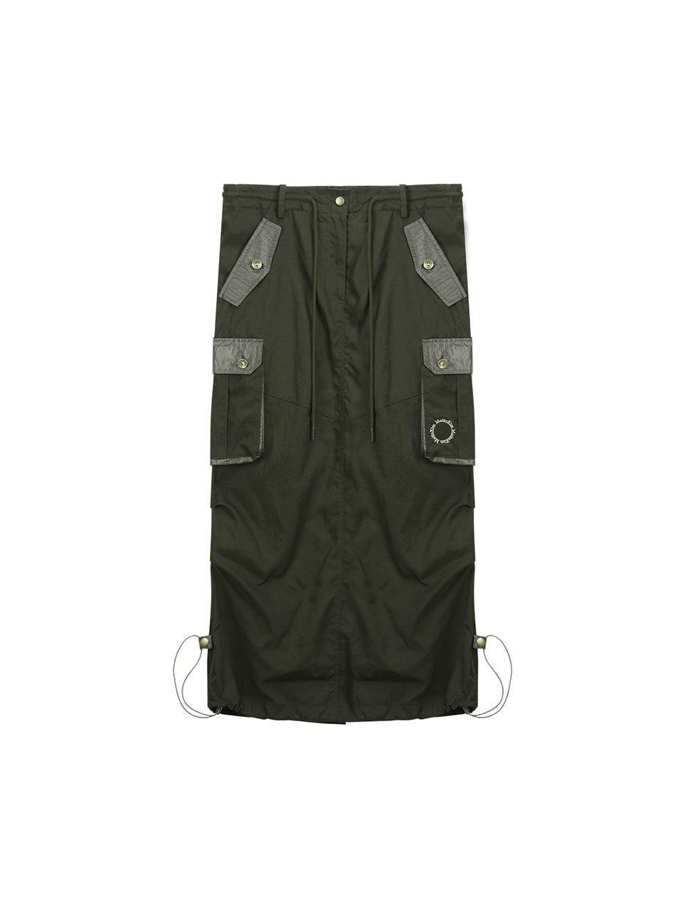 Matin Kim Cargo Maxi Skirt - Khaki