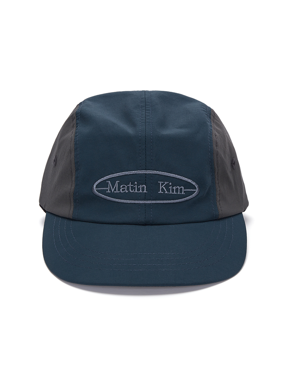 Matin Kim Color Block Camp Cap_Dark Green