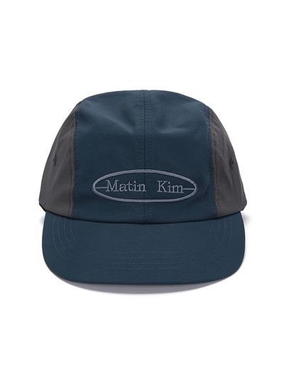 Matin Kim Color Block Camp Cap_Dark Green