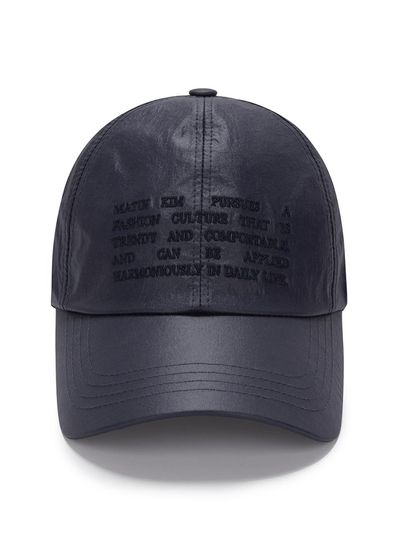 Matin Kim Crisp Heritage Ball Cap_Navy