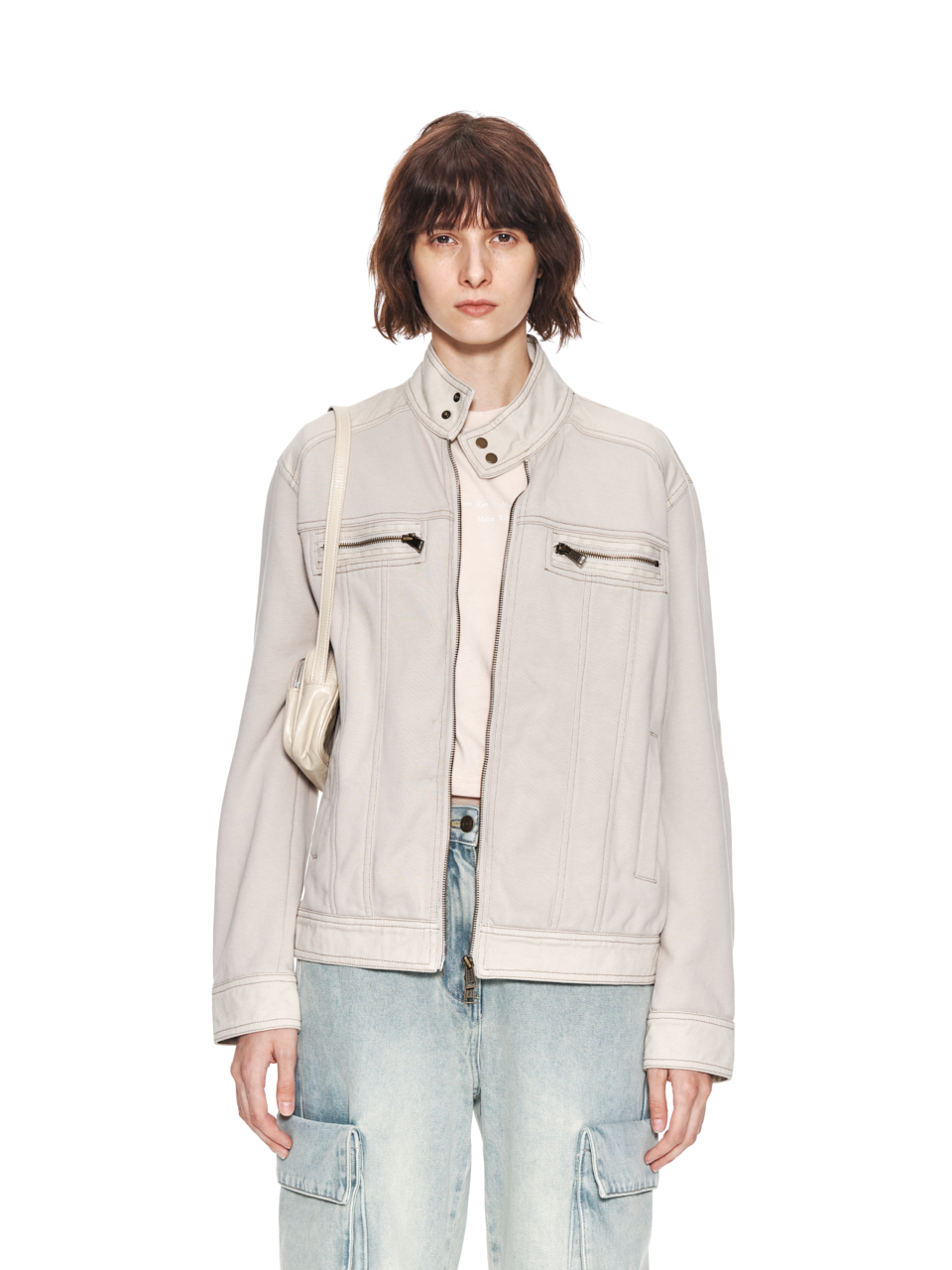Matin Kim Denim Racing Jacket