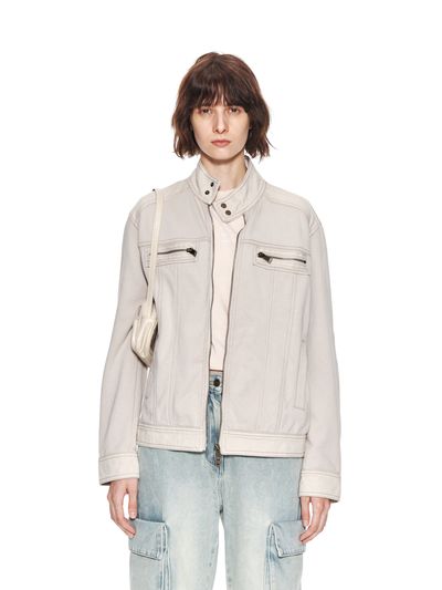 Matin Kim Denim Racing Jacket