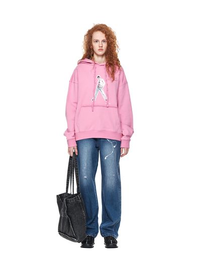 Matin Kim Earphone Graphic Jeans - Blue
