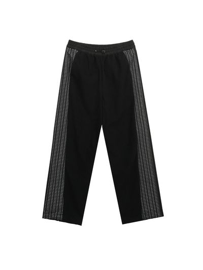 Matin Kim Fleece Track Pants In Black