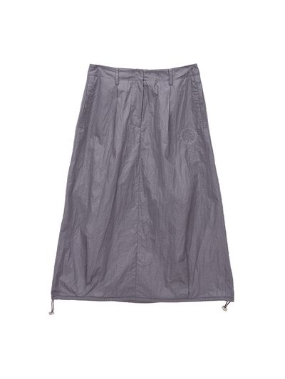 Matin Kim Glossy Volume Midi Skirt_Violet