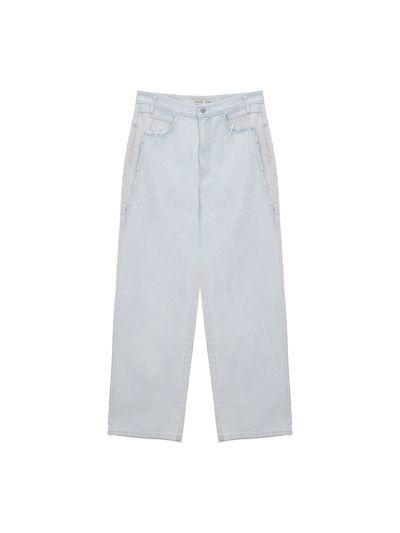 Matin Kim Inside Out Denim Pants_Sky