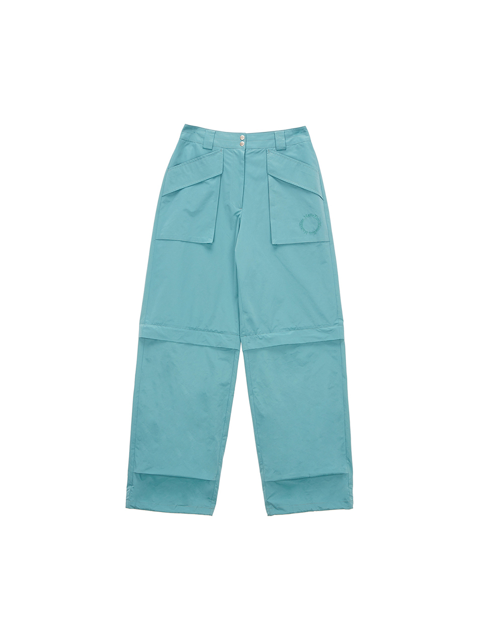 Matin Kim Knee Zip-Out Pocket Pants_Aqua Green