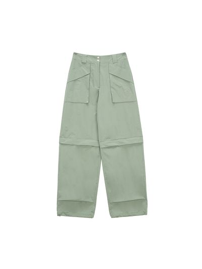 Matin Kim Knee Zip-Out Pocket Pants_Khaki